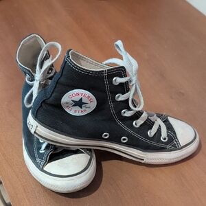 Converse Kids Black Canvas High-Tops